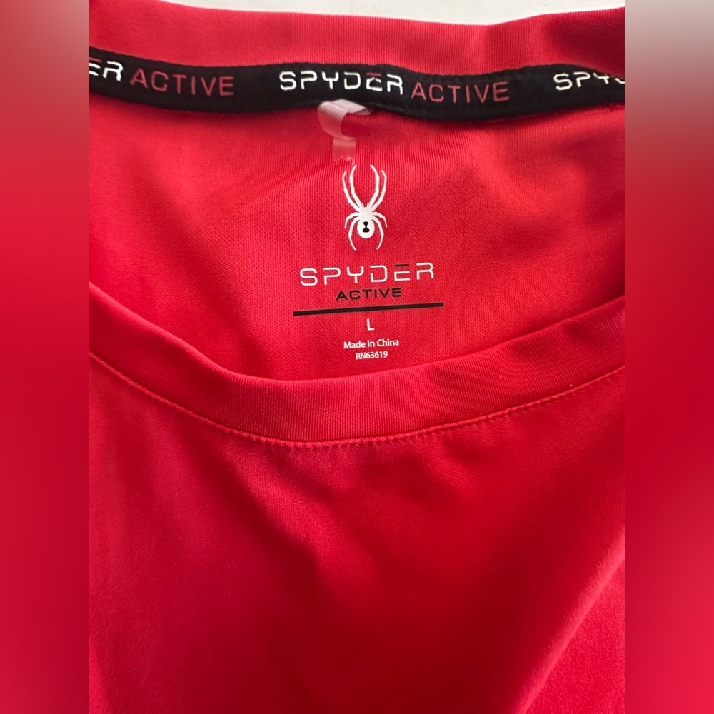 Spyder Men's Active Short Sleeve T-Shirt ProWeb (Red, Large)